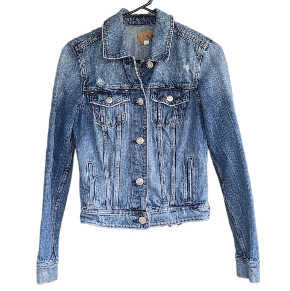 American Eagle AEO Denim Button Front Jacket XS